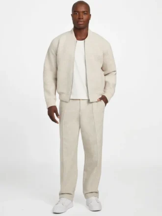 Flight Wool-Blend Scuba Jacket