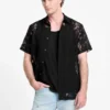Floral Devore Burnout Shirt