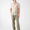 Floral Devore Burnout Shirt