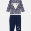 Floral Logo Tee and Knit Pants Set (0-24M)