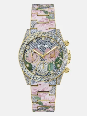Floral Stainless Steel Analogue Watch 38 Mm