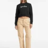 Flower Logo Cropped Sweatshirt