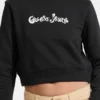 Flower Logo Cropped Sweatshirt
