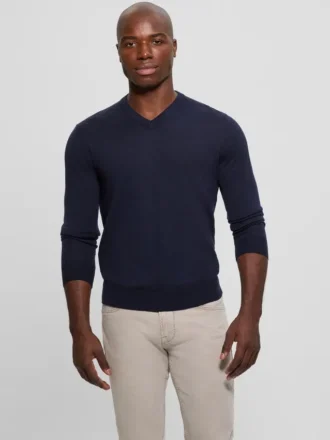 Fred V-Neck Wool Sweater