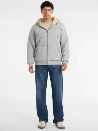 Full-Zip Fleece Track Hoodie