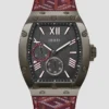 G-Cube Red Leather Multifunction Watch
