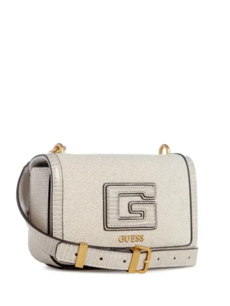 G Status Snake-Embossed Mini Crossbody