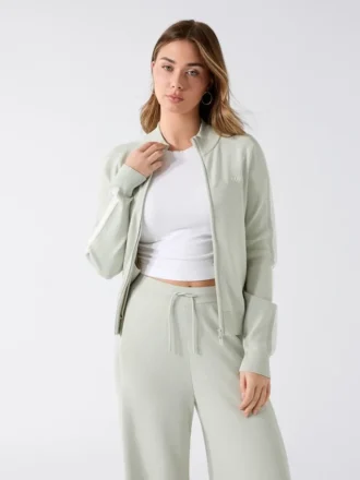 Garby Knit Zip Sweatshirt
