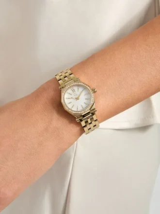 Gc Gold-Tone Petite Analog Watch