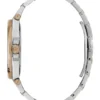 Gc Silver and Rose Gold-Tone Multifunctional Watch