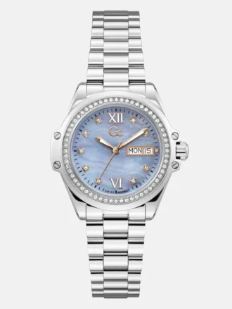 Gc Silver-Tone Analog Watch