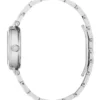 Gc Silver-Tone and Pink Analog Watch