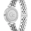 Gc Silver-Tone and Pink Multifunctional Watch