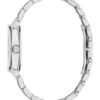 Gc Silver-Tone and Purple Multifunctional Watch