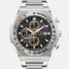 Gc Silver-Tone Chronograph Watch