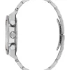 Gc Silver-Tone Chronograph Watch