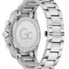 Gc Silver-Tone Chronograph Watch