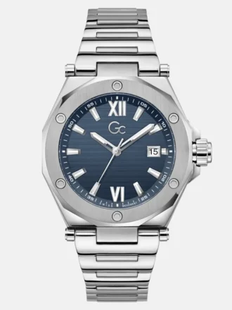 Gc Silver-Tone Multifunctional Watch