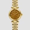 Gc Tiger’s Eye Gemstone Analog Watch