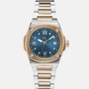 Gc Two-Tone and Blue Analog Watch