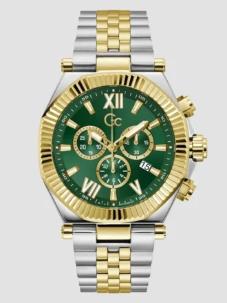 Gc Two-Tone Chronograph Watch