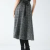 Gea Sparkle Boucle Midi Skirt