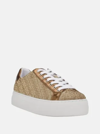 Gelsen Rhinestone Logo Low-Top Sneakers