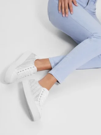 Gelsen Rhinestone Logo Low-Top Sneakers