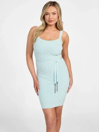 Genna Diamond Knit Sweater Dress