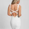 Genna Diamond Knit Sweater Dress