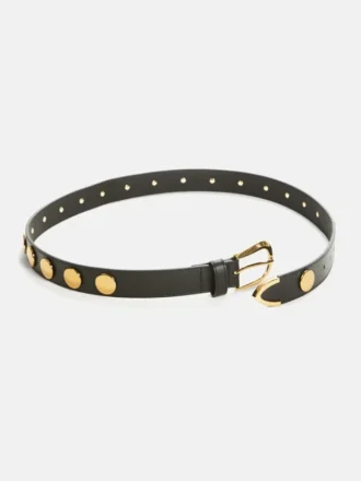 Genuine Leather Logo Belt