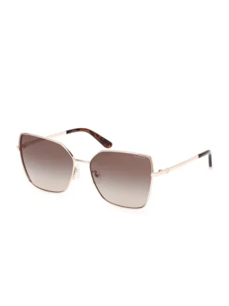 Geometric Butterfly Metal Sunglasses