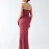Gia Halter Lurex Dress