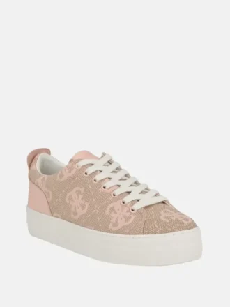 Giaa Logo Print Low-Top Sneakers