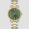 Gold and Silver-Tone Analog Watch