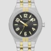 Gold and Silver-Tone Analog Watch