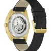 Gold-Tone Analog Leather Watch