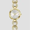 Gold-Tone Analog Watch