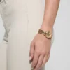Gold-Tone Analog Watch