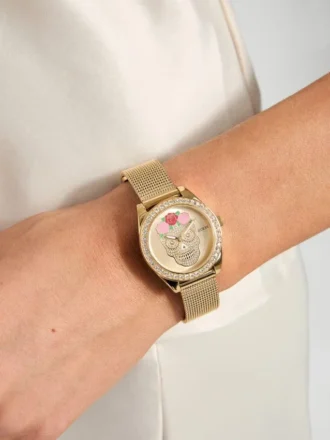 Gold-Tone Analog Watch