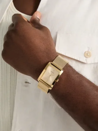 Gold-Tone Analog Watch