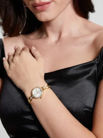 Gold-Tone Analog Watch