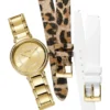 Gold-Tone Analog Watch Set