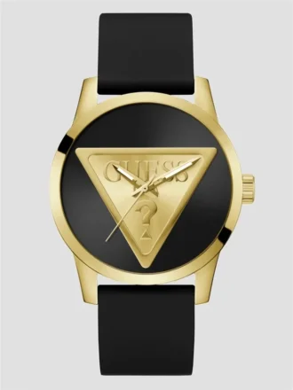 Gold-Tone and Black Analog Watch