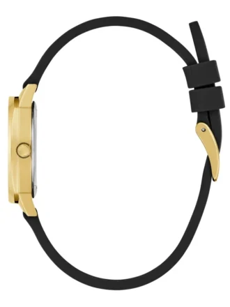 Gold-Tone and Black Analog Watch