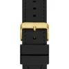 Gold-Tone and Black Analog Watch