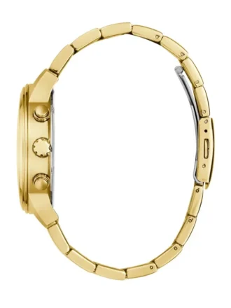 Gold-Tone and Black Chronograph Watch