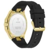 Gold-Tone and Black Multifunctional Watch