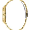 Gold-Tone and Green Analog Watch