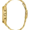 Gold-Tone and Green Multifunction Watch